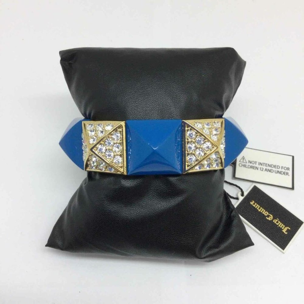 NWT Juicy Couture Gold Tone Rhinestone BRACELET